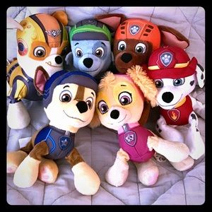 Paw Patrol plush puppy stuffies